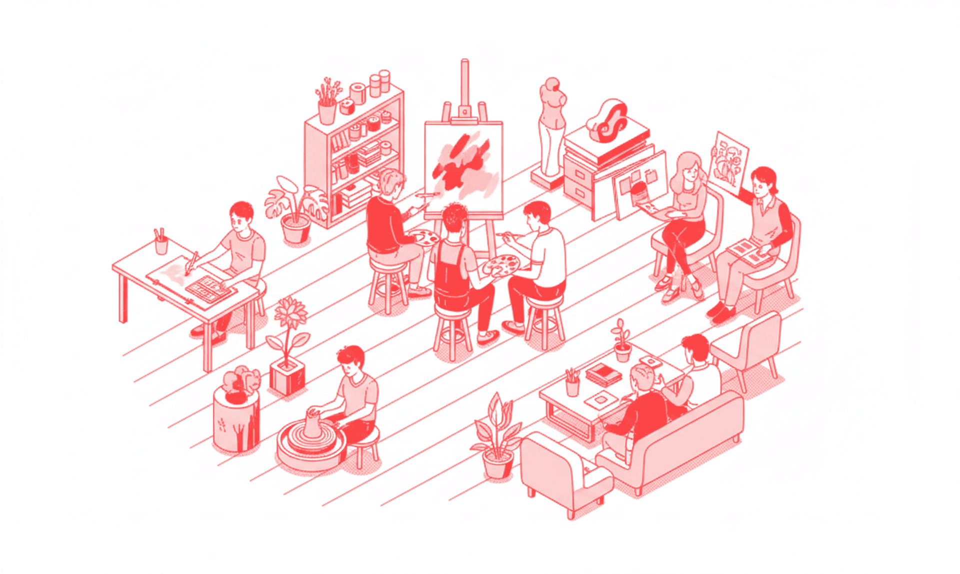 arts community illustration